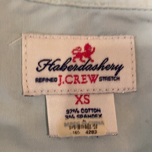 J. Crew Mint Green Button Down Shirt XS - Picture 6 of 7